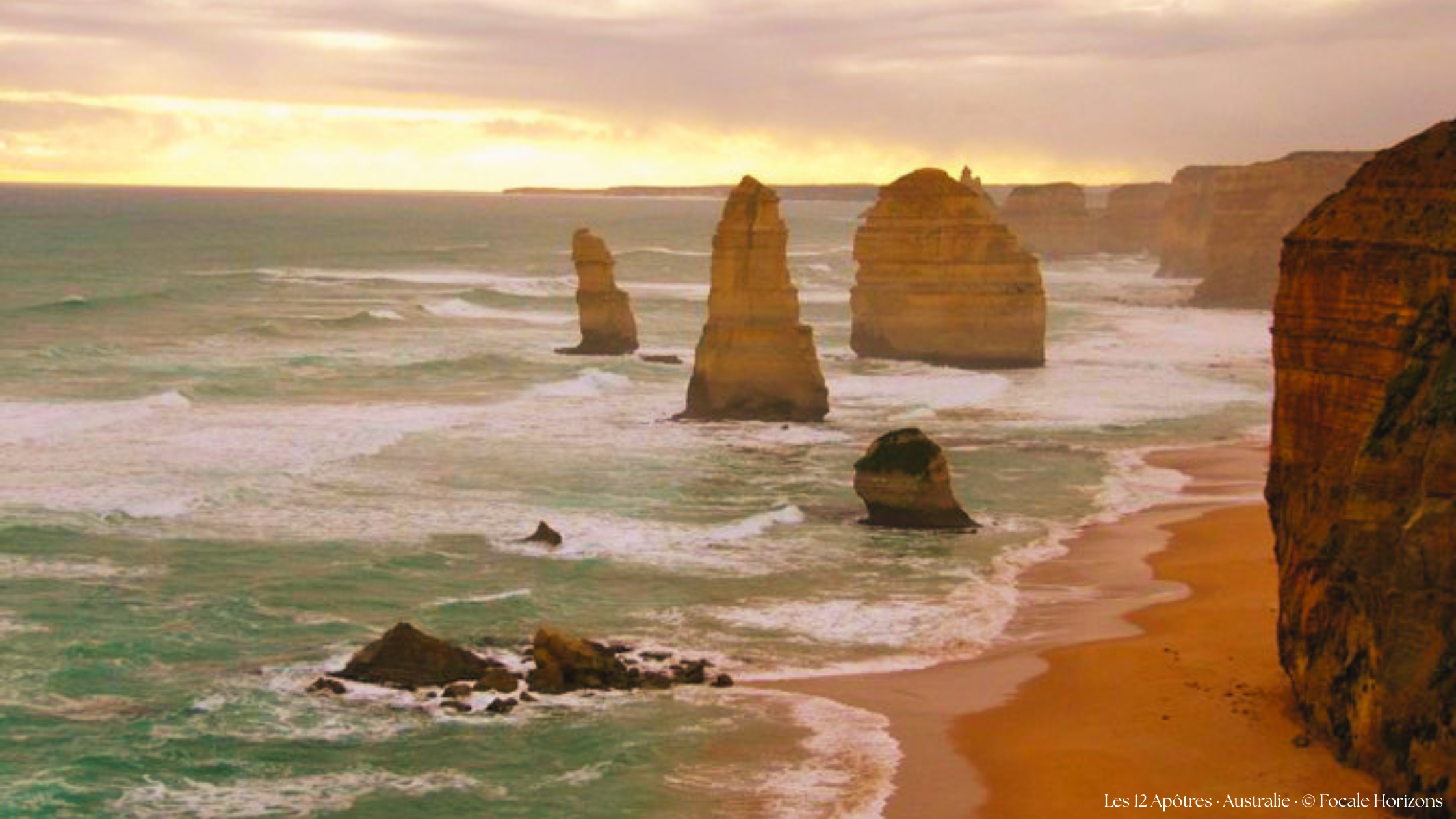Les 12 apôtres en Australie Rocher Australie route scénique panorama